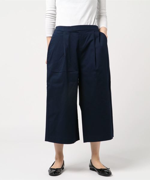 sabstreet my standard(サブストリートマイスタンダード)の「コットンワイドパンツ【大きいサイズ対応】【15号(3L)~19号(5L)】(その他パンツ・レディース・ブラック/ネイビー/ベージュ・15号/19号)」の15枚目の写真