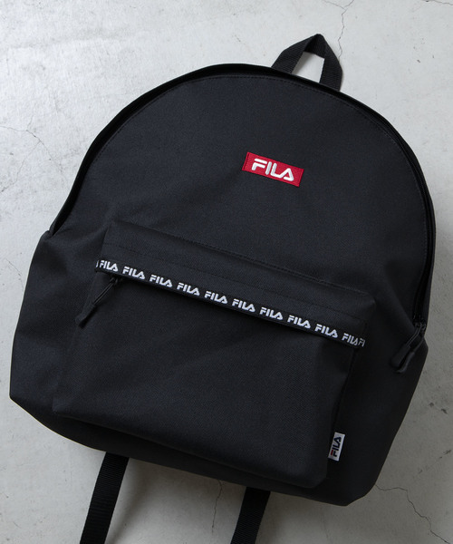 セール Wego Fila別注ボックスロゴデイバッグ バックパック リュック Fila フィラ のファッション通販 Zozotown
