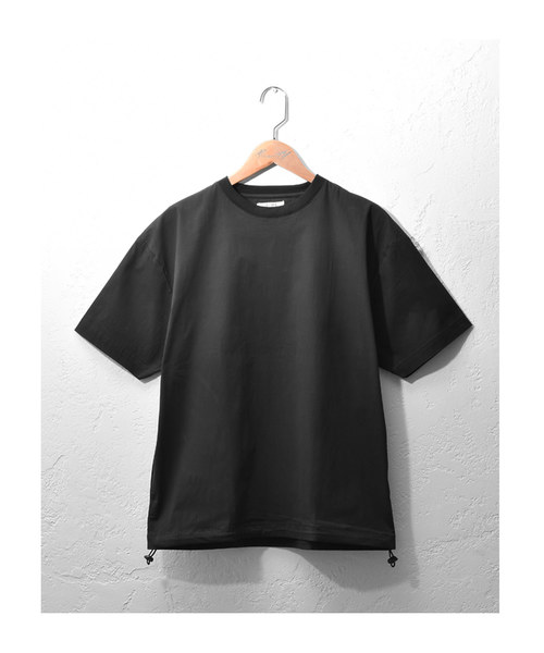 MinoriTY(マイノリティ)の「オーバーサイズTシャツ ビッグシルエットドローコードプルオーバー(Tシャツ/カットソー・メンズ・ネイビー/カーキ/テラコッタ/ブラック・M/L)」の11枚目の写真