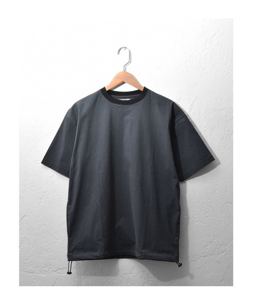MinoriTY(マイノリティ)の「オーバーサイズTシャツ ビッグシルエットドローコードプルオーバー(Tシャツ/カットソー・メンズ・ネイビー/カーキ/テラコッタ/ブラック・M/L)」の14枚目の写真