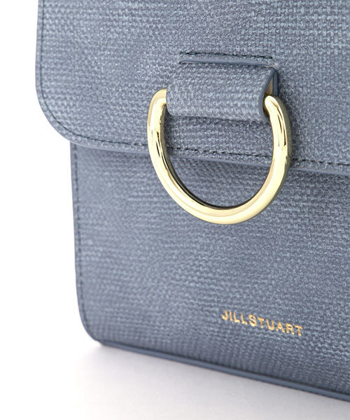 JILL STUART（ジルスチュアート）の「◆シンディスクエアミニバッグ（トートバッグ・レディース・ベージュ/ブルー・ﾌﾘ-）」の4枚目の写真