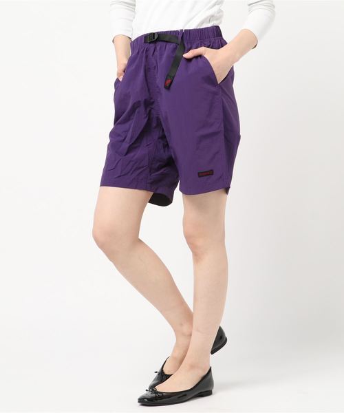 Gramicci（グラミチ）の「【GRAMICCI / グラミチ】SHELL PACKABLE SHORTS（水着・メンズ・チャコールグレー/ブラック/パープル/ネイビー/タン/マスタード/グリーン系カモフラージュ/その他1/その他2/スモークピンク・S/M/L/XL）」の5枚目の写真
