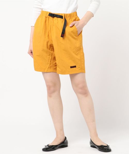Gramicci（グラミチ）の「【GRAMICCI / グラミチ】SHELL PACKABLE SHORTS（水着・メンズ・チャコールグレー/ブラック/パープル/ネイビー/タン/マスタード/グリーン系カモフラージュ/その他1/その他2/スモークピンク・S/M/L/XL）」の6枚目の写真