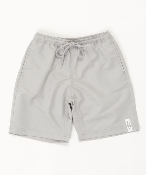 HLNA(エイチエルエヌエー)の「LOGO NYLON KIDS SHORTS(水着)」|グレー