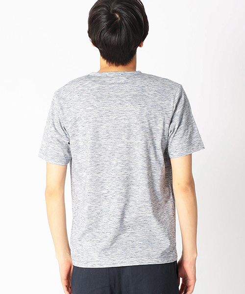 COMME CA ISM（コムサイズム）の「スペースダイ　クルーネックTシャツ（Tシャツ/カットソー・メンズ・ネイビー/マスタード/グレー/ワイン・X-LARGE/LARGE/MEDIUM）」の13枚目の写真