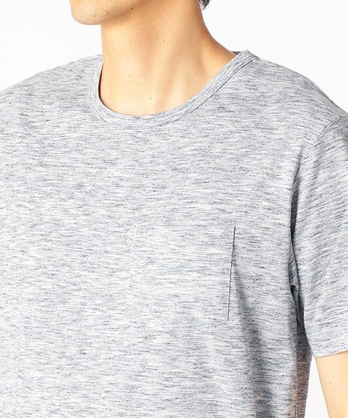 COMME CA ISM（コムサイズム）の「スペースダイ　クルーネックTシャツ（Tシャツ/カットソー・メンズ・ネイビー/マスタード/グレー/ワイン・X-LARGE/LARGE/MEDIUM）」の12枚目の写真