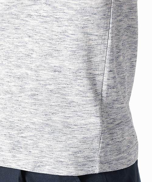 COMME CA ISM（コムサイズム）の「スペースダイ　クルーネックTシャツ（Tシャツ/カットソー・メンズ・ネイビー/マスタード/グレー/ワイン・X-LARGE/LARGE/MEDIUM）」の10枚目の写真
