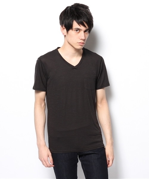 SHIPS(シップス)の「【SN】: 『V NECK TEE 140 JP』 Vネック Tシャツ(Tシャツ/カットソー・メンズ・オフホワイト/ダークグレー/ブラック/グリーン/ライトブルー・SMALL/MEDIUM/X-SMALL)」の11枚目の写真