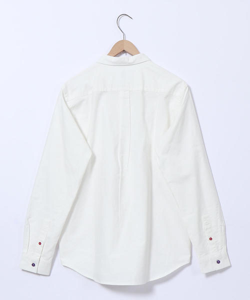 coen(コーエン)の「オックスフォードクレイジーボタンレギュラーカラーシャツ(シャツ/ブラウス・メンズ・グレー/ホワイト・MEDIUM/X-LARGE/SMALL/LARGE)」の12枚目の写真