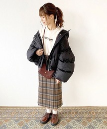 PairPair | 袖ボリューム中綿フードブルゾン(ブルゾン)