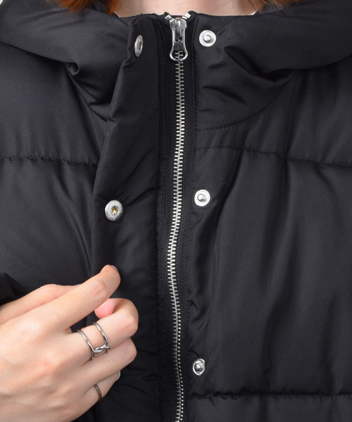 PairPair（ペアペア）の「袖ボリューム中綿フードブルゾン（ブルゾン・レディース・ブラック/アイボリー/モカ・FREE）」の19枚目の写真