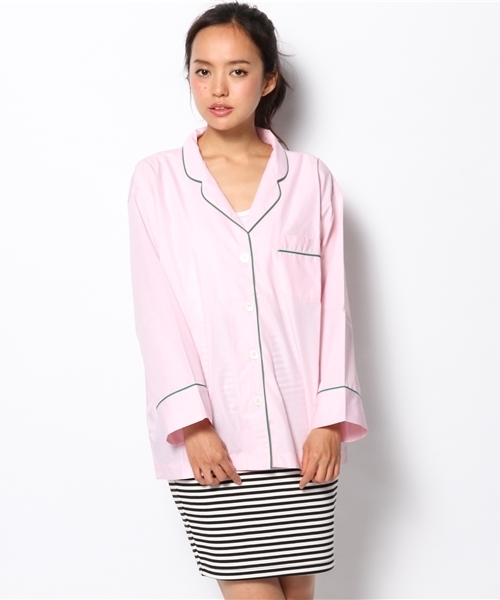 Ray BEAMS(レイビームス)の「◎SLEEPY JONES / パジャマ シャツ "pink"(シャツ/ブラウス・レディース・ピンク・ONE SIZE)」の1枚目の写真