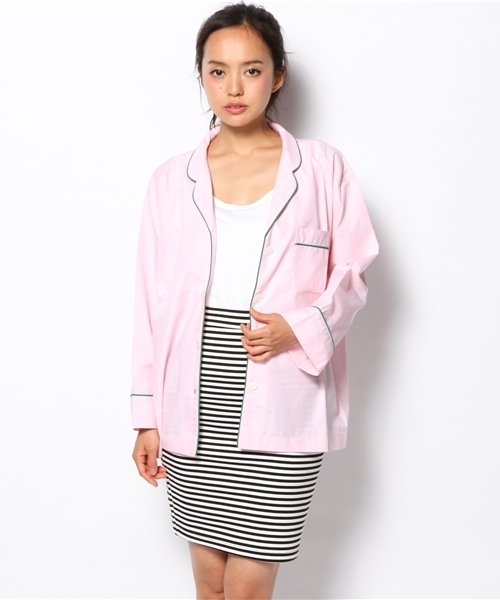 Ray BEAMS(レイビームス)の「◎SLEEPY JONES / パジャマ シャツ "pink"(シャツ/ブラウス・レディース・ピンク・ONE SIZE)」の3枚目の写真