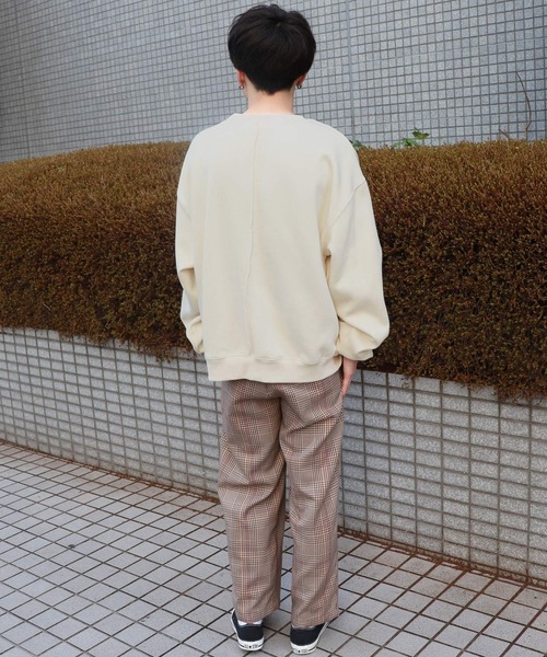 PairPair（ペアペア）の「裏起毛サガラ刺繍スウェット（スウェット・レディース・ブラック/ネイビー/アイボリー・MEDIUM/LARGE）」の9枚目の写真