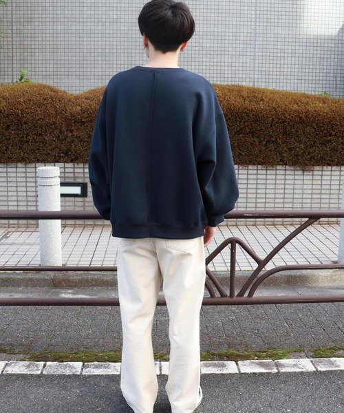 PairPair（ペアペア）の「裏起毛サガラ刺繍スウェット（スウェット・レディース・ブラック/ネイビー/アイボリー・MEDIUM/LARGE）」の20枚目の写真