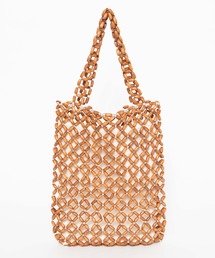 WEGO | WEGO/ウッドビーズメッシュトートバッグ(トートバッグ)