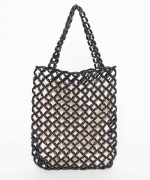 WEGO | WEGO/ウッドビーズメッシュトートバッグ(トートバッグ)