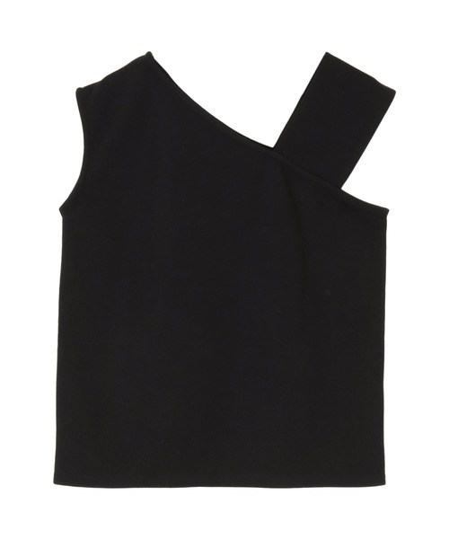 titivate（ティティベイト）の「ｱｼﾝﾒﾄﾘｰﾉｰｽﾘｰﾌﾞﾄｯﾌﾟｽ（タンクトップ・レディース・ブラック/ブルー/グリーン/キャメル/ライトベージュ/グレイッシュベージュ・S/M）」の7枚目の写真