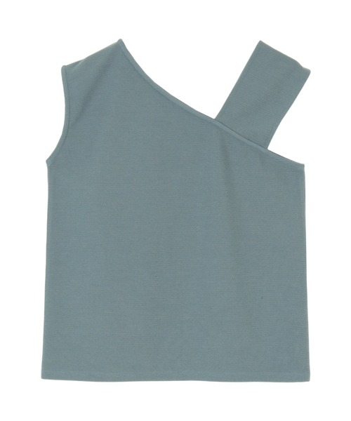 titivate（ティティベイト）の「ｱｼﾝﾒﾄﾘｰﾉｰｽﾘｰﾌﾞﾄｯﾌﾟｽ（タンクトップ・レディース・ブラック/ブルー/グリーン/キャメル/ライトベージュ/グレイッシュベージュ・S/M）」の14枚目の写真