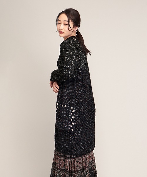 Desigual(デシグアル)の「ヘビーゲージジャケット TURKU(カーディガン/ボレロ・レディース・ブラック・L/S/M/2L)」の4枚目の写真