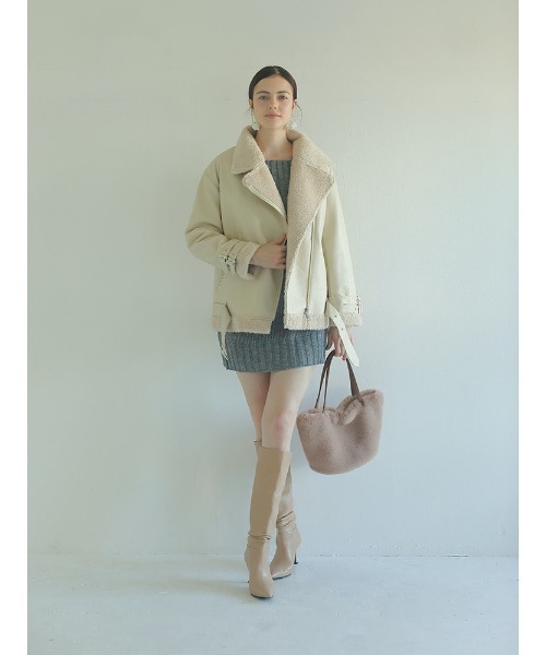 ECLIN（エクラン）の「ムートンライダース（その他アウター）」 - WEAR 