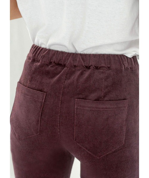 STYLE DELI（スタイルデリ）の「コーデュロイストレッチパンツ（その他パンツ・レディース・ブラック/パープル・X-SMALL/SMALL/MEDIUM）」の8枚目の写真