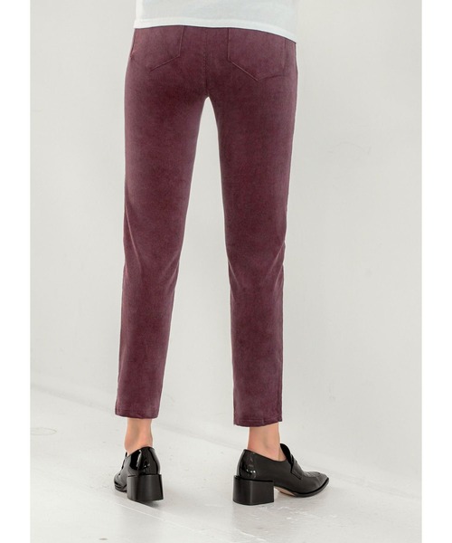 STYLE DELI（スタイルデリ）の「コーデュロイストレッチパンツ（その他パンツ・レディース・ブラック/パープル・X-SMALL/SMALL/MEDIUM）」の10枚目の写真
