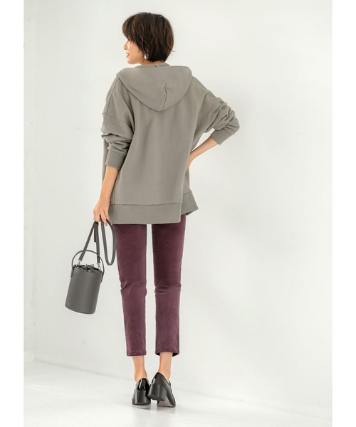 STYLE DELI（スタイルデリ）の「コーデュロイストレッチパンツ（その他パンツ・レディース・ブラック/パープル・X-SMALL/SMALL/MEDIUM）」の11枚目の写真