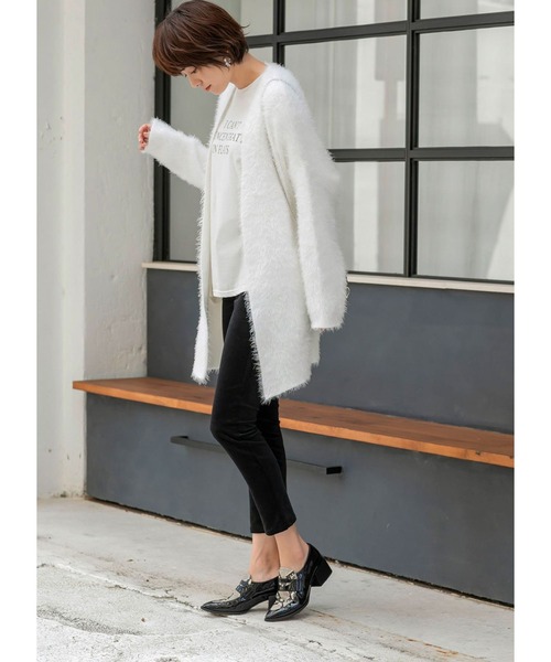 STYLE DELI（スタイルデリ）の「コーデュロイストレッチパンツ（その他パンツ・レディース・ブラック/パープル・X-SMALL/SMALL/MEDIUM）」の16枚目の写真