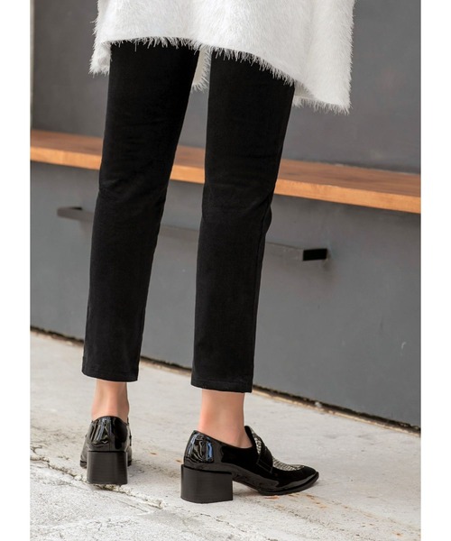 STYLE DELI（スタイルデリ）の「コーデュロイストレッチパンツ（その他パンツ・レディース・ブラック/パープル・X-SMALL/SMALL/MEDIUM）」の18枚目の写真