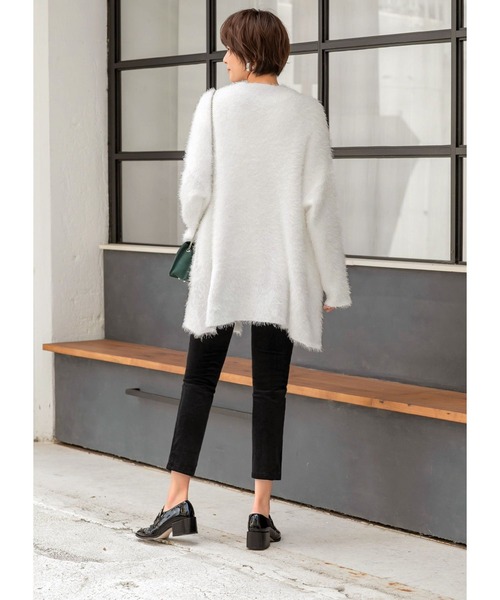 STYLE DELI（スタイルデリ）の「コーデュロイストレッチパンツ（その他パンツ・レディース・ブラック/パープル・X-SMALL/SMALL/MEDIUM）」の19枚目の写真