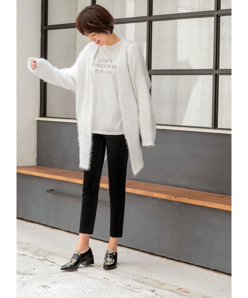 STYLE DELI（スタイルデリ）の「コーデュロイストレッチパンツ（その他パンツ・レディース・ブラック/パープル・X-SMALL/SMALL/MEDIUM）」の20枚目の写真