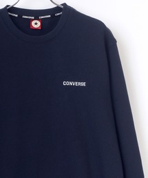 CONVERSE/コンバース ロゴ ワンポイント サガラ 刺繍 スウェット トレーナー