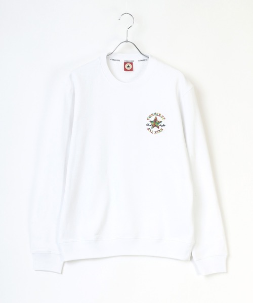 CONVERSE（コンバース）の「CONVERSE/コンバース ロゴ ワンポイント サガラ 刺繍 スウェット トレーナー（スウェット・メンズ・ホワイト/グレー/ブラック/ベージュ/ネイビー/コーラルピンク/ホワイト系その他/ベージュ系その他/ブラウン系その他/ピンク系その他/ホワイト系その他2/ブラック系その他2・M/L/LL）」の15枚目の写真
