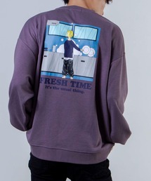 WEGO | WEGO/レトロヒューマンロゴビッグプルオーバー(スウェット)