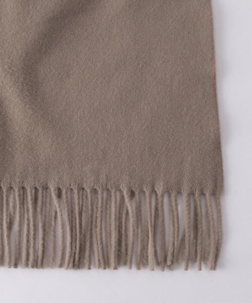 BEAUTY&YOUTH UNITED ARROWS（ビューティーアンドユースユナイテッドアローズ）の「BY ソリッドストール ◆（ストール/ショール・レディース・ワインレッド/モカ/ナチュラル/コバルトブルー/イエロー・FREE）」の9枚目の写真