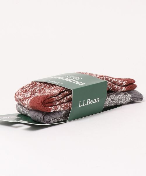 L.L.Bean(エルエルビーン)の「コットン・ラグ・ソックス、2足セット(ソックス/靴下・メンズ・レッド系その他/グリーン系その他/グレー×ピンク/ブラック×グレー/グリーン系その他2/ブルー系その他/イエロー系その他/グリーン系その他3・SMALL/MEDIUM/LARGE)」の9枚目の写真