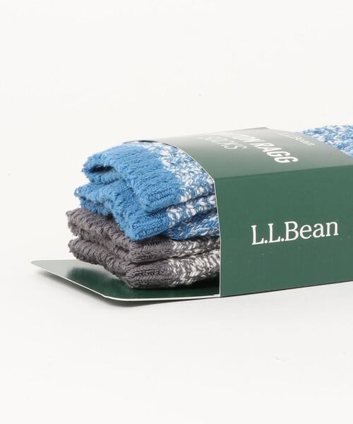 L.L.Bean(エルエルビーン)の「コットン・ラグ・ソックス、2足セット(ソックス/靴下・メンズ・レッド系その他/グリーン系その他/グレー×ピンク/ブラック×グレー/グリーン系その他2/ブルー系その他/イエロー系その他/グリーン系その他3・SMALL/MEDIUM/LARGE)」の13枚目の写真