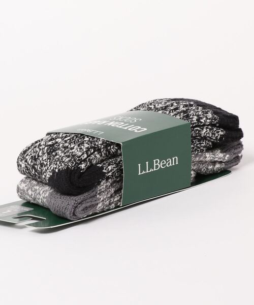 L.L.Bean(エルエルビーン)の「コットン・ラグ・ソックス、2足セット(ソックス/靴下・メンズ・レッド系その他/グリーン系その他/グレー×ピンク/ブラック×グレー/グリーン系その他2/ブルー系その他/イエロー系その他/グリーン系その他3・SMALL/MEDIUM/LARGE)」の16枚目の写真