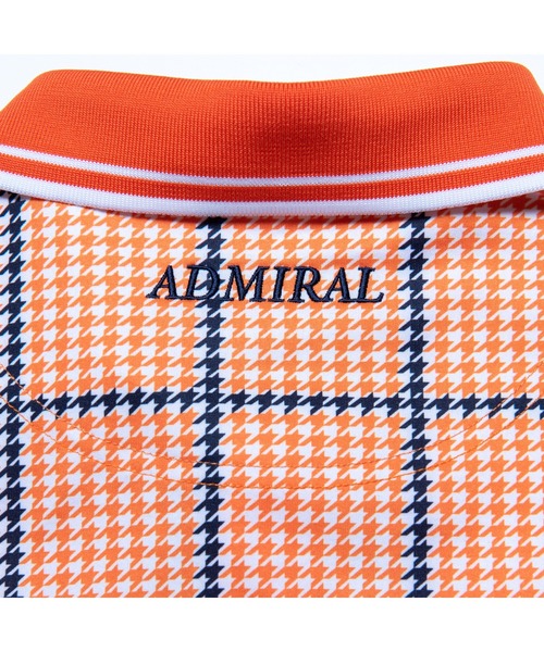 Admiral Golf（アドミラル　ゴルフ）の「[アドミラル ゴルフ] メンズ ガンクラブチェック プリント ポロシャツ　 （ポロシャツ・メンズ・ネイビー/ブラック/オレンジ/グリーン/レッド・M/L/XL/LL）」の16枚目の写真