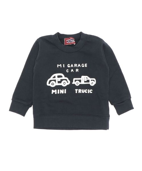 日本製 P Field ピーフィールド 可愛いクルマ プリント 裏毛トレーナー スウェット Tシャツ カットソー P Field ピーフィールド のファッション通販 Zozotown