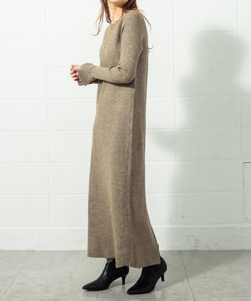 mystic（ミスティック）の「ポンチョベストセットワンピース（ワンピース・レディース・ブラック/ブルー/アイボリー/モカ・FREE）」の8枚目の写真