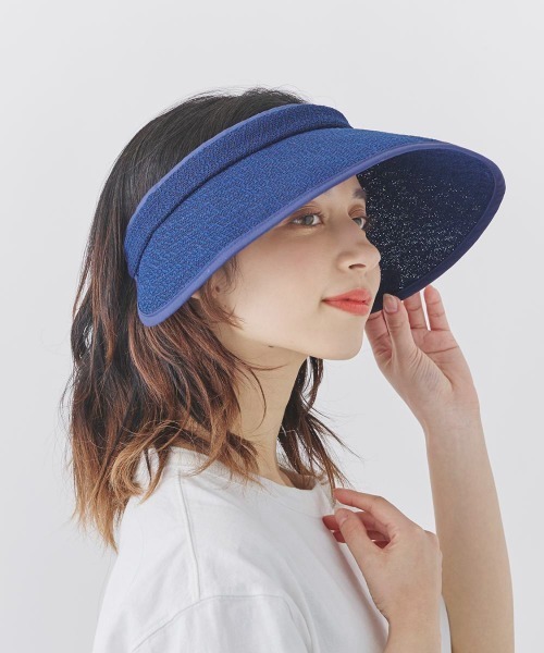 milsa（ミルサ）の「【milsa】風とば～ぬ 洗えるドットクリップバイザー（サンバイザー・レディース・ネイビー/ブラック/グレー・FREE）」の20枚目の写真