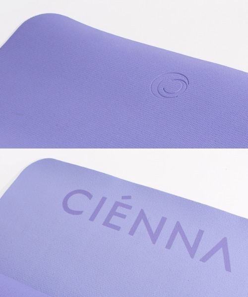 CIENNA(シエナ)の「【CIENNA 】6mm リバーシブルヨガマット / 6MM reversible yoga mat(スポーツグッズ・レディース・ライトグレー/コーラルピンク/バイオレット/ブラック/ネイビー・FREE)」の5枚目の写真