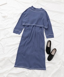 COLONY 2139（コロニートゥーワンスリーナイン）の「【WOMEN'S】配色ステッチワッフルワンピース&ショート丈Tシャツセット/ルームウェア（ルームワンピース）」