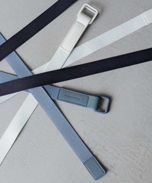 MAISON SPECIAL(メゾンスペシャル)の「テープコンビベルト【MAISON SPECIAL/メゾンスペシャル】(ベルト・レディース・ホワイト/ブラック/ブルー/グリーン/ダークブルー・FREE)」の8枚目の写真