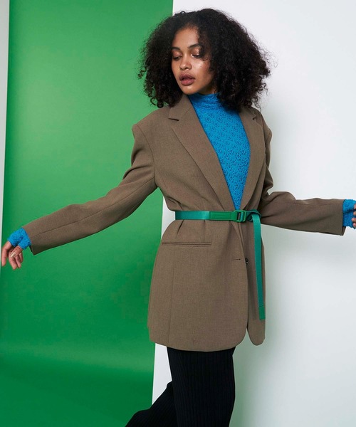 MAISON SPECIAL(メゾンスペシャル)の「テープコンビベルト【MAISON SPECIAL/メゾンスペシャル】(ベルト・レディース・ホワイト/ブラック/ブルー/グリーン/ダークブルー・FREE)」の9枚目の写真