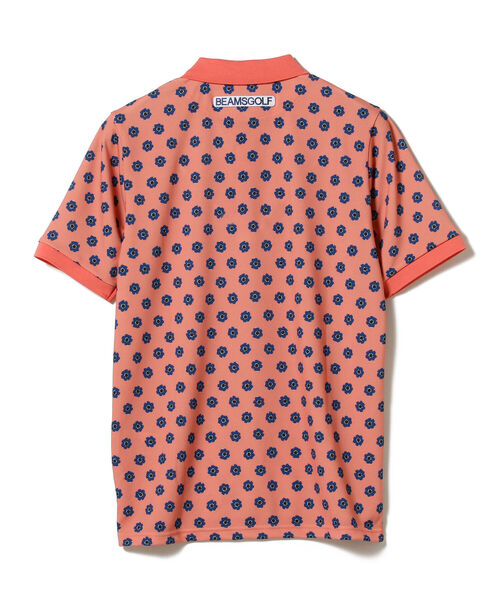BEAMS GOLF ORANGE LABEL / NEW フラワー ポロシャツ