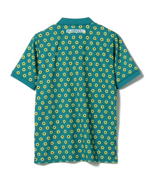 BEAMS GOLF ORANGE LABEL / NEW フラワー ポロシャツ