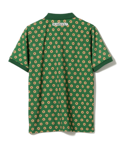 BEAMS GOLF ORANGE LABEL / NEW フラワー ポロシャツ
